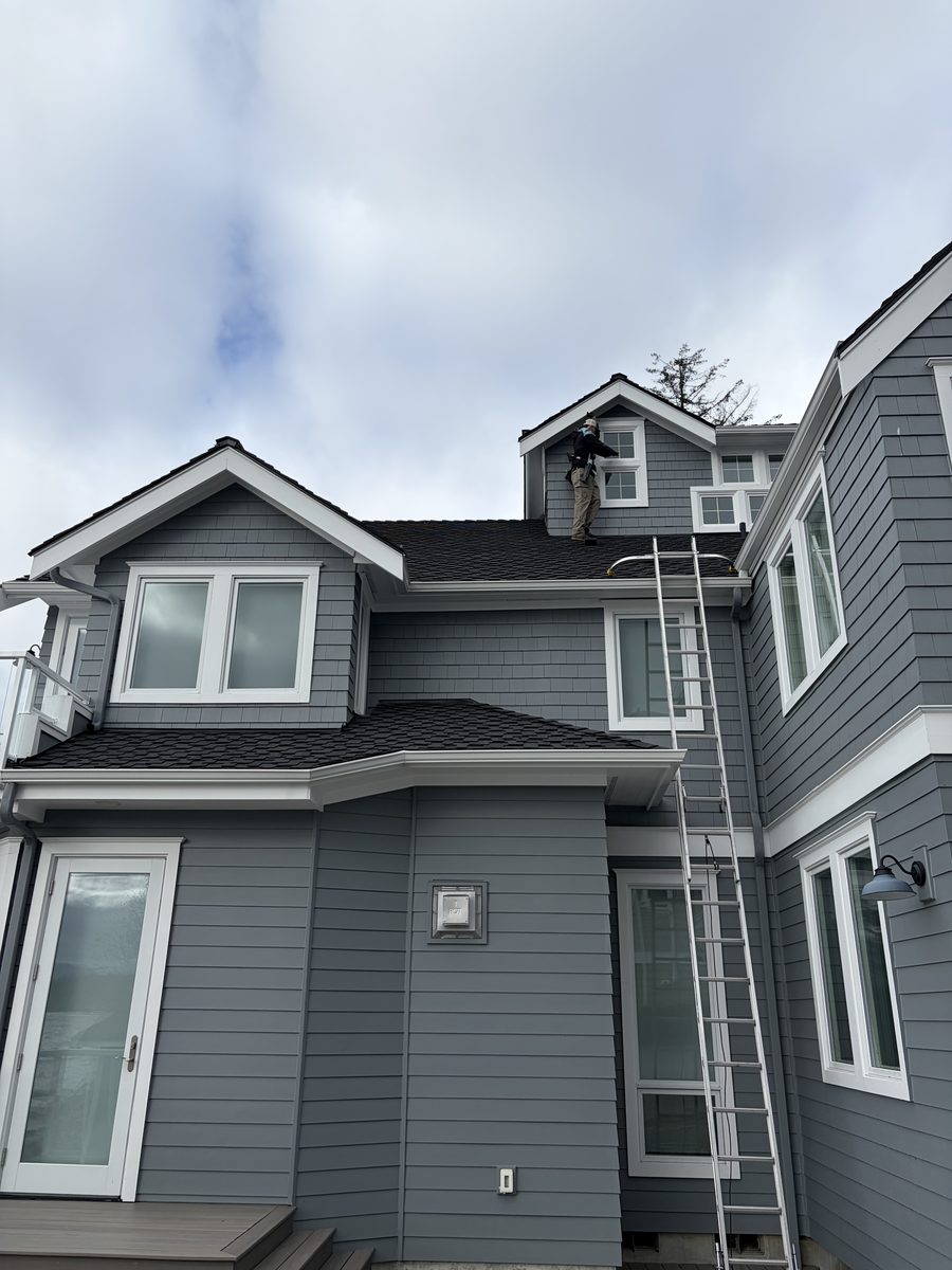 House with sparkling clean windows